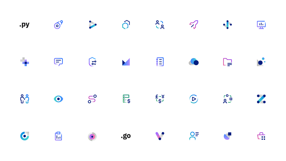 App icons on light background
